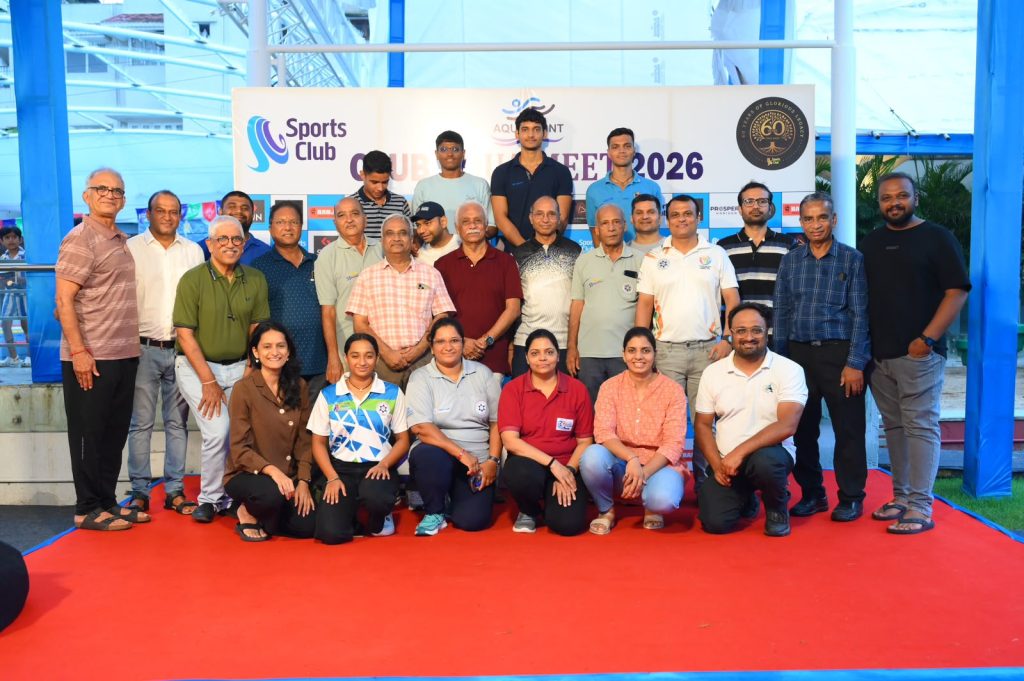 ધ સ્પોર્ટ્સ ક્લબ ઑફ ગુજરાતમાં ક્લબ એક્વા મીટ 2026 નો ઉત્સાહભર્યો જળક્રીડા મહોત્સવ  300થી વધુ સભ્યોએ લીધો ભાગ